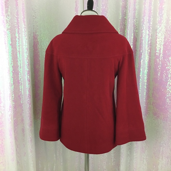 GUC Anne Klein Wool Coat - XS - Red! - Picture 4 of 8